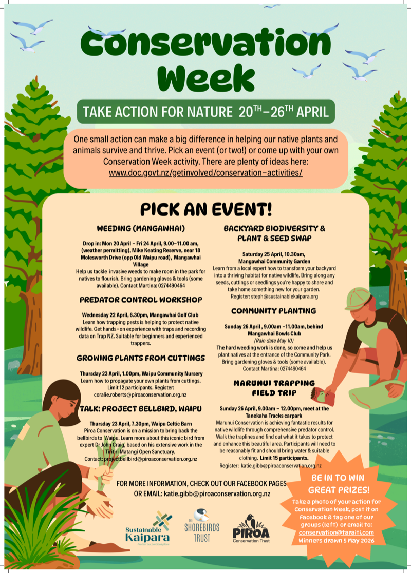 Conservation Week 20–26 April 2026 poster